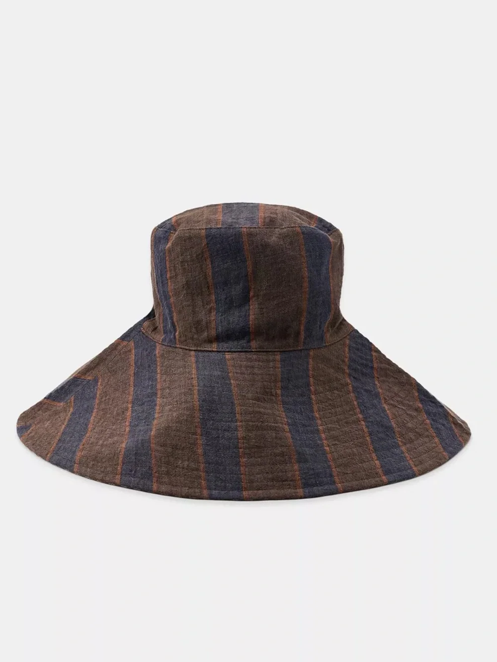 ZARA REVERSIBLE STRIPED LINEN HAT REVERSIBLE STRIPED LINEN HAT - Red | ZARA United States main image 4